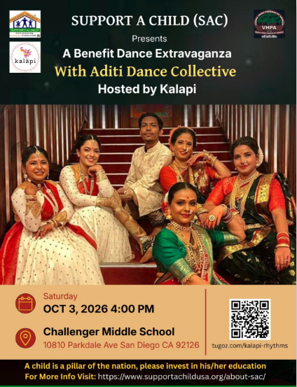 Support A Child Presents: Rhythms of India at Challenger Middle School